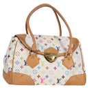 LOUIS VUITTON Monogram Multicolor Beverly GM Hand Bag White M40201 Auth BA2117V-1
