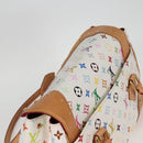 LOUIS VUITTON Monogram Multicolor Beverly GM Hand Bag White M40201 Auth BA2117V-14