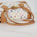 LOUIS VUITTON Monogram Multicolor Beverly GM Hand Bag White M40201 Auth BA2117V-7