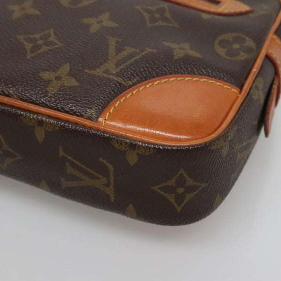 LOUIS VUITTON Monogram Marly Dragonne GM Clutch Bag M51825 LV Auth BA2138