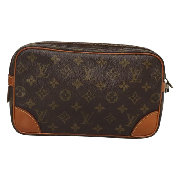 LOUIS VUITTON Monogram Marly Dragonne GM Clutch Bag M51825 LV Auth BA2138