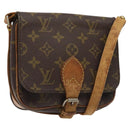 LOUIS VUITTON Monogram Cartouchiere PM Shoulder Bag Vintage M51254 Auth BA2139-1