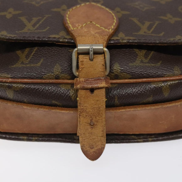 LOUIS VUITTON Monogram Cartouchiere PM Shoulder Bag Vintage M51254 Auth BA2139
