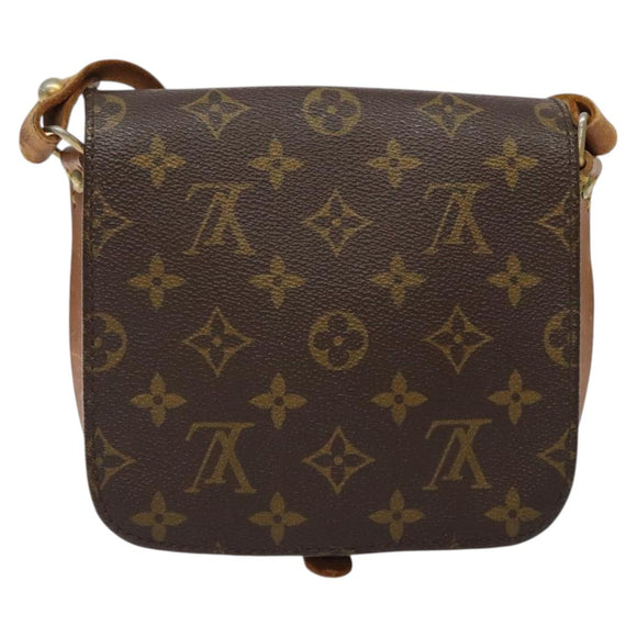 LOUIS VUITTON Monogram Cartouchiere PM Shoulder Bag Vintage M51254 Auth BA2139