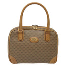 GUCCI Micro GG Supreme Hand Bag PVC Beige Gold 000 39 0030 Auth BA2146-13
