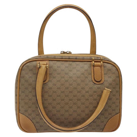 GUCCI Micro GG Supreme Hand Bag PVC Beige Gold 000 39 0030 Auth BA2146 - 0