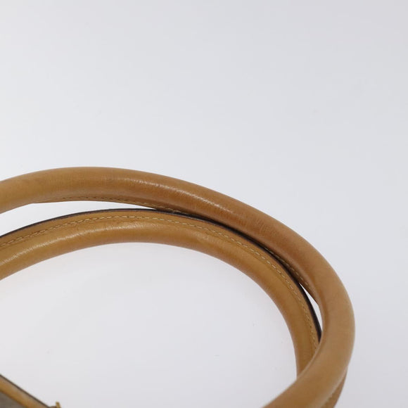 GUCCI Micro GG Supreme Hand Bag PVC Beige Gold 000 39 0030 Auth BA2146