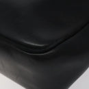 Salvatore Ferragamo Shoulder Bag Leather Black Gold Auth BA2152-9