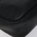 Salvatore Ferragamo Shoulder Bag Leather Black Gold Auth BA2152-14