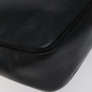 Salvatore Ferragamo Shoulder Bag Leather Black Gold Auth BA2152-16