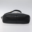 Salvatore Ferragamo Shoulder Bag Leather Black Gold Auth BA2152-5