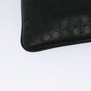 Salvatore Ferragamo Shoulder Bag Leather Black Silver Auth BA2153-15