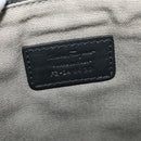 Salvatore Ferragamo Shoulder Bag Leather Black Silver Auth BA2153-12