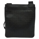 Salvatore Ferragamo Shoulder Bag Leather Black Silver Auth BA2153-2