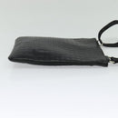 Salvatore Ferragamo Shoulder Bag Leather Black Silver Auth BA2153-4
