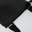 Salvatore Ferragamo Shoulder Bag Leather Black Silver Auth BA2153-6