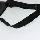 Salvatore Ferragamo Shoulder Bag Leather Black Silver Auth BA2153-7