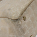 CHANEL New Travel Line Tote Bag Nylon Beige CC Auth BA2157-14