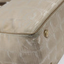 CHANEL New Travel Line Tote Bag Nylon Beige CC Auth BA2157-16