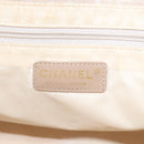 CHANEL New Travel Line Tote Bag Nylon Beige CC Auth BA2157-17