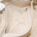 CHANEL New Travel Line Tote Bag Nylon Beige CC Auth BA2157-11