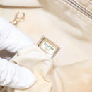 CHANEL New Travel Line Tote Bag Nylon Beige CC Auth BA2157-12