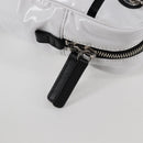 CHANEL Cruise line Chain Shoulder Bag Vinyl White Silver CC Auth BA2159V-15