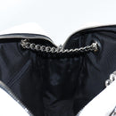 CHANEL Cruise line Chain Shoulder Bag Vinyl White Silver CC Auth BA2159V-18