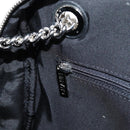 CHANEL Cruise line Chain Shoulder Bag Vinyl White Silver CC Auth BA2159V-20