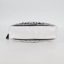 CHANEL Cruise line Chain Shoulder Bag Vinyl White Silver CC Auth BA2159V-9