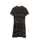 CHANEL One Piece Tweed Navy CC Auth BA2161AM-2