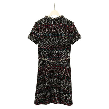 CHANEL One Piece Tweed Navy CC Auth BA2161AM - 0