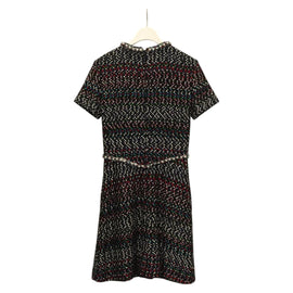 CHANEL One Piece Tweed Navy CC Auth BA2161M - 0