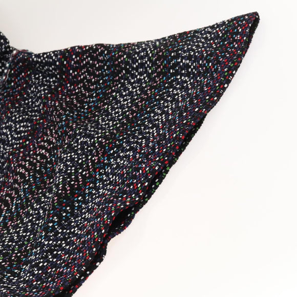 CHANEL One Piece Tweed Navy CC Auth BA2161AM