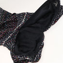 CHANEL One Piece Tweed Navy CC Auth BA2161M-8