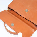 VALENTINO Hand Bag Leather 2way Brown Gold Auth BA2171-11