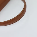 VALENTINO Hand Bag Leather 2way Brown Gold Auth BA2171-7