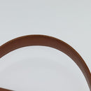 VALENTINO Hand Bag Leather 2way Brown Gold Auth BA2171-8