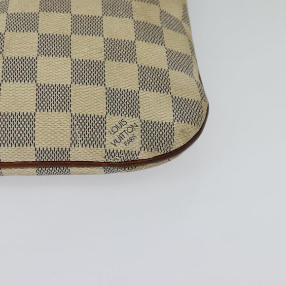 LOUIS VUITTON Damier Azur Pochette Bosphore Shoulder Bag N51112 LV Auth BA2172