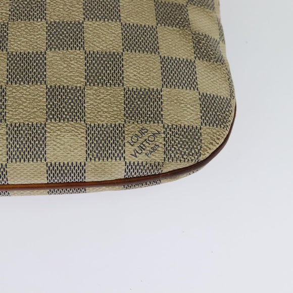 LOUIS VUITTON Damier Azur Pochette Bosphore Shoulder Bag N51112 LV Auth BA2172