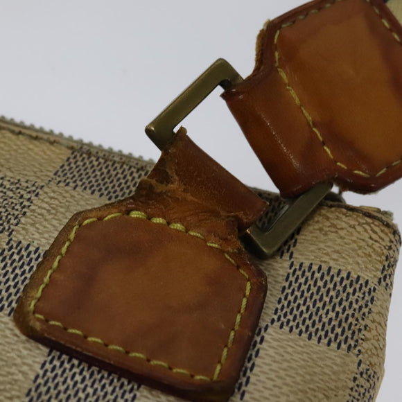 LOUIS VUITTON Damier Azur Pochette Bosphore Shoulder Bag N51112 LV Auth BA2172