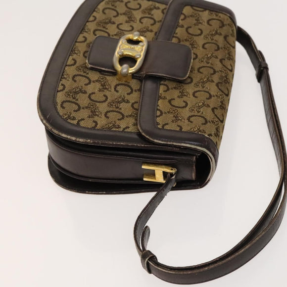 CELINE C Sulky Cartier Burberry Nova Check Bag Leather 3Set Beige Auth BA2174