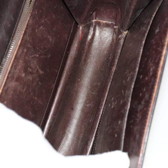 CELINE C Sulky Cartier Burberry Nova Check Bag Leather 3Set Beige Auth BA2174