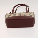 CELINE C Sulky Cartier Burberry Nova Check Bag Leather 3Set Beige Auth BA2174-6