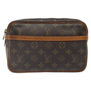 LOUIS VUITTON Monogram Compiegne 23 Clutch Bag M51847 LV Auth BA2185-13