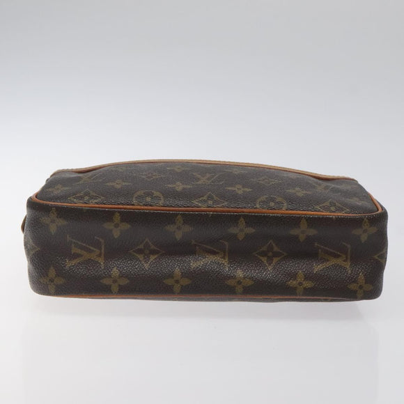 LOUIS VUITTON Monogram Compiegne 23 Clutch Bag M51847 LV Auth BA2185