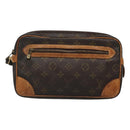 LOUIS VUITTON Monogram Marly Dragonne GM Clutch Bag M51825 LV Auth BA2186-13