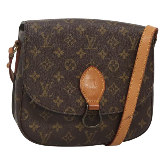 LOUIS VUITTON Monogram Saint Cloud GM Shoulder Bag M51242 LV Auth BA2187