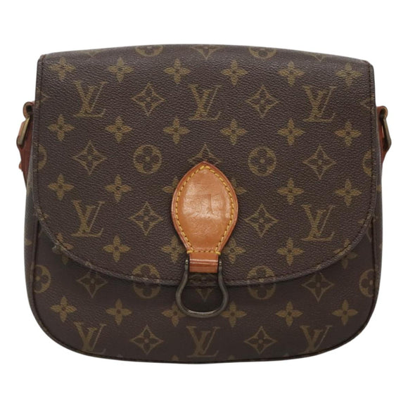 LOUIS VUITTON Monogram Saint Cloud GM Shoulder Bag M51242 LV Auth BA2187