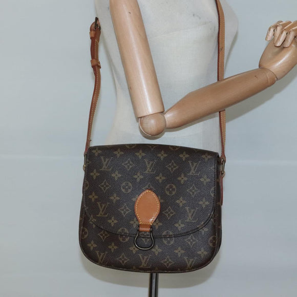 LOUIS VUITTON Monogram Saint Cloud GM Shoulder Bag M51242 LV Auth BA2187